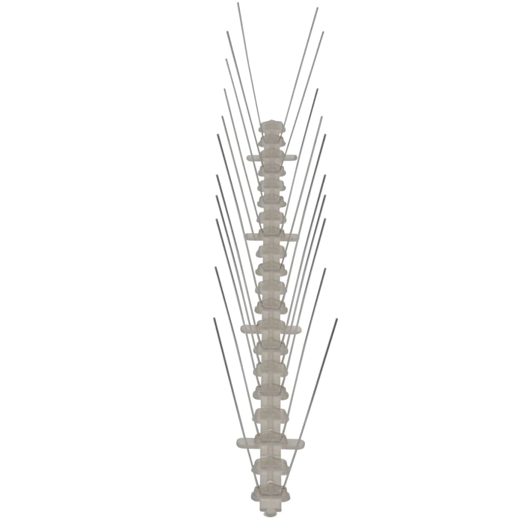 NNEVL 2-row Plastic Bird & Pigeon Spikes Set of 6 3 m