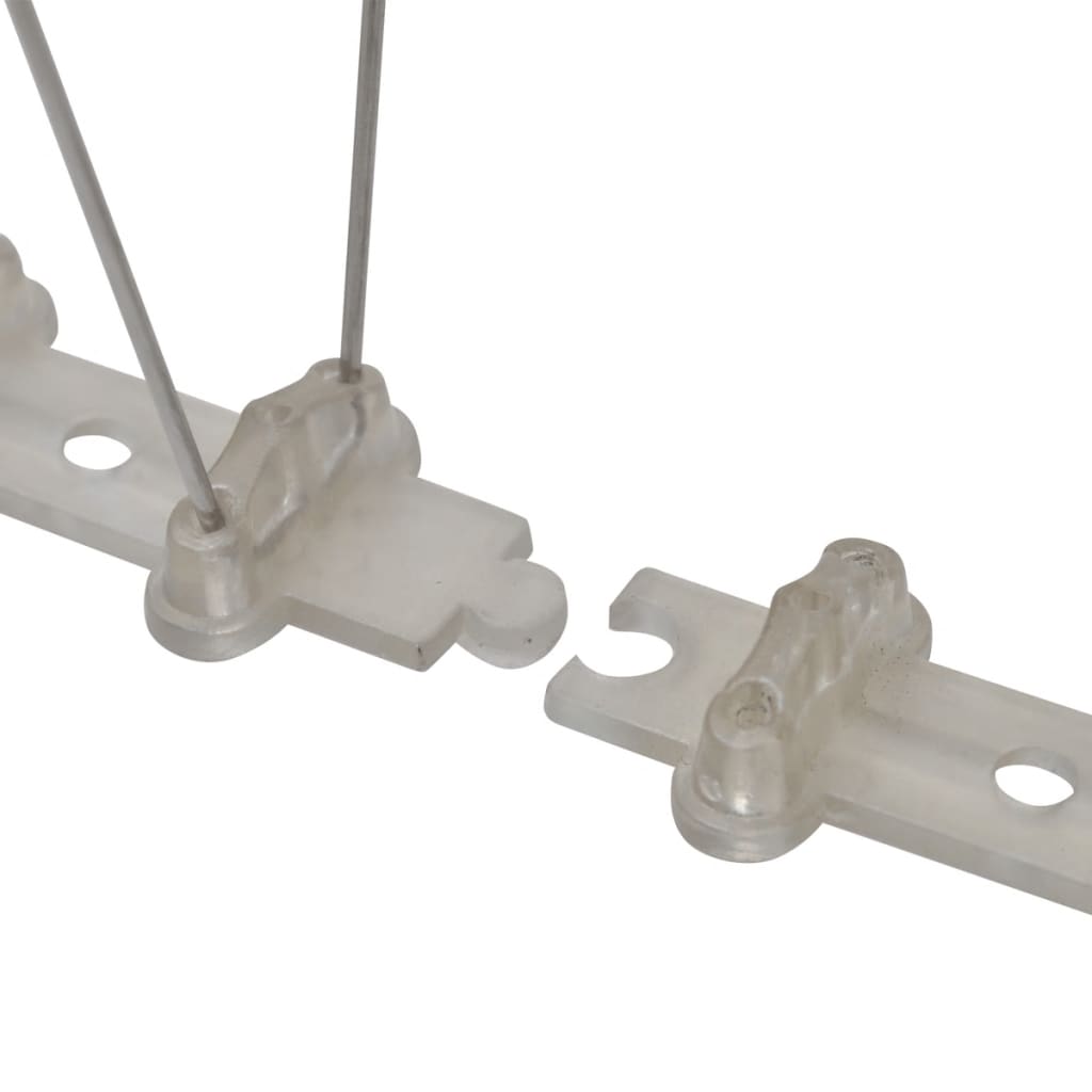 NNEVL 2-row Plastic Bird & Pigeon Spikes Set of 6 3 m