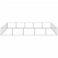 NNEVL Dog Kennel Silver 25 m² Steel