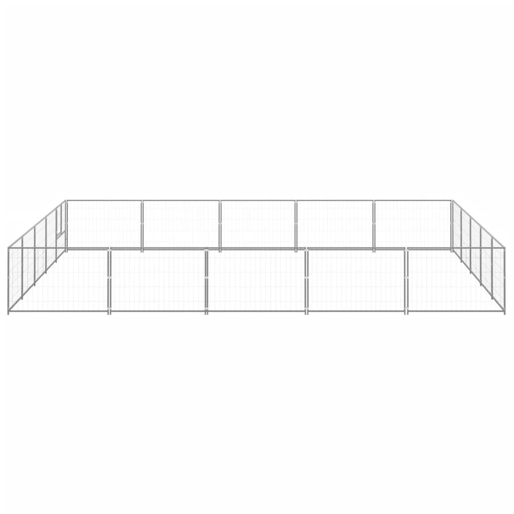 NNEVL Dog Kennel Silver 25 m² Steel