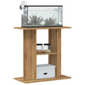 NNEVL Aquarium Stand Artisan Oak 60x30x60 cm Engineered Wood