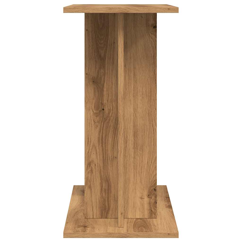 NNEVL Aquarium Stand Artisan Oak 60x30x60 cm Engineered Wood
