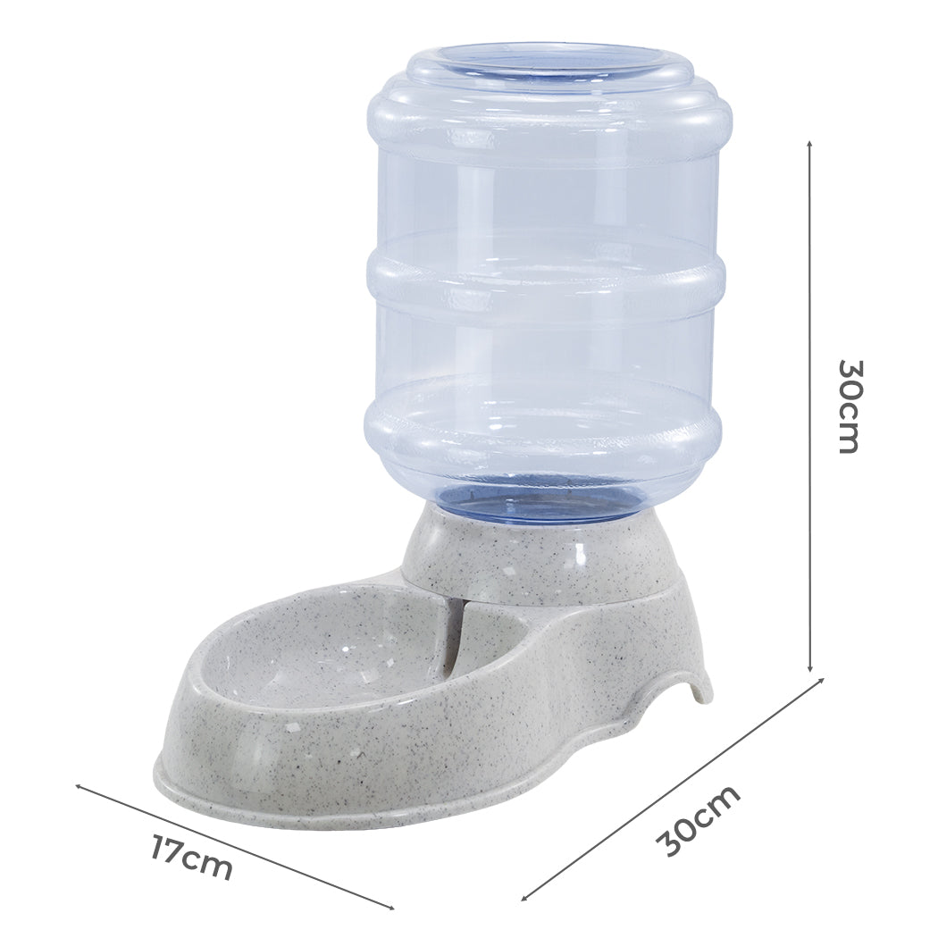 Pawz Automatic Pet Feeder Water Dispenser 3.5L Grey